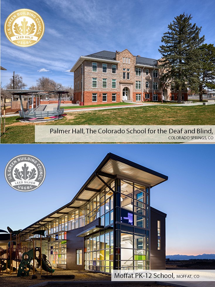 2020 LEED Green Schools Award Collage