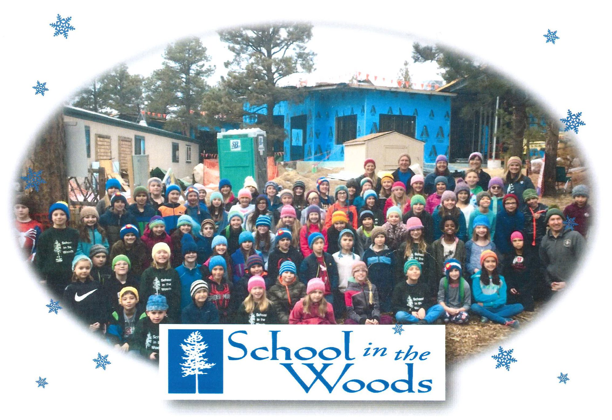 17045.00 School In The Woods HolidayCard2018
