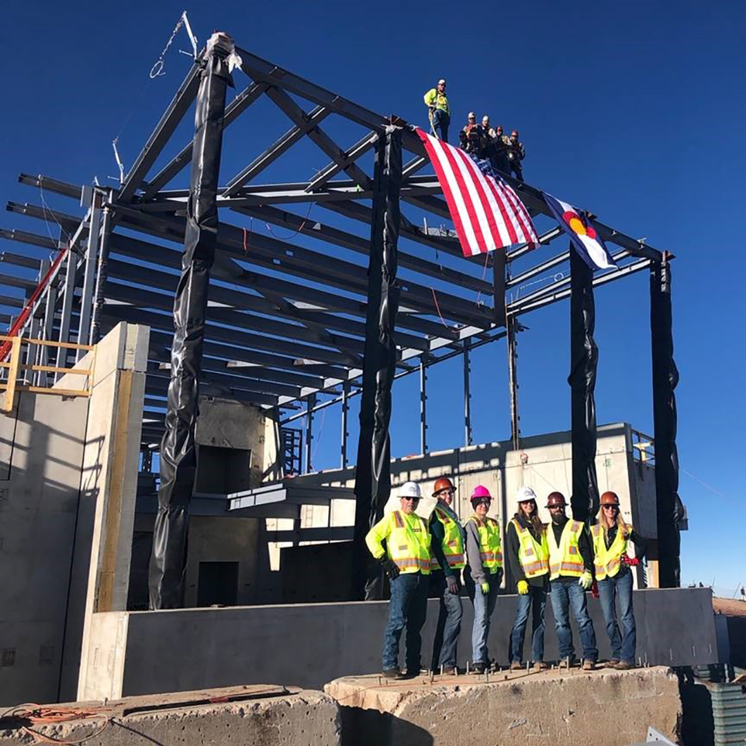 pikes peak topping out