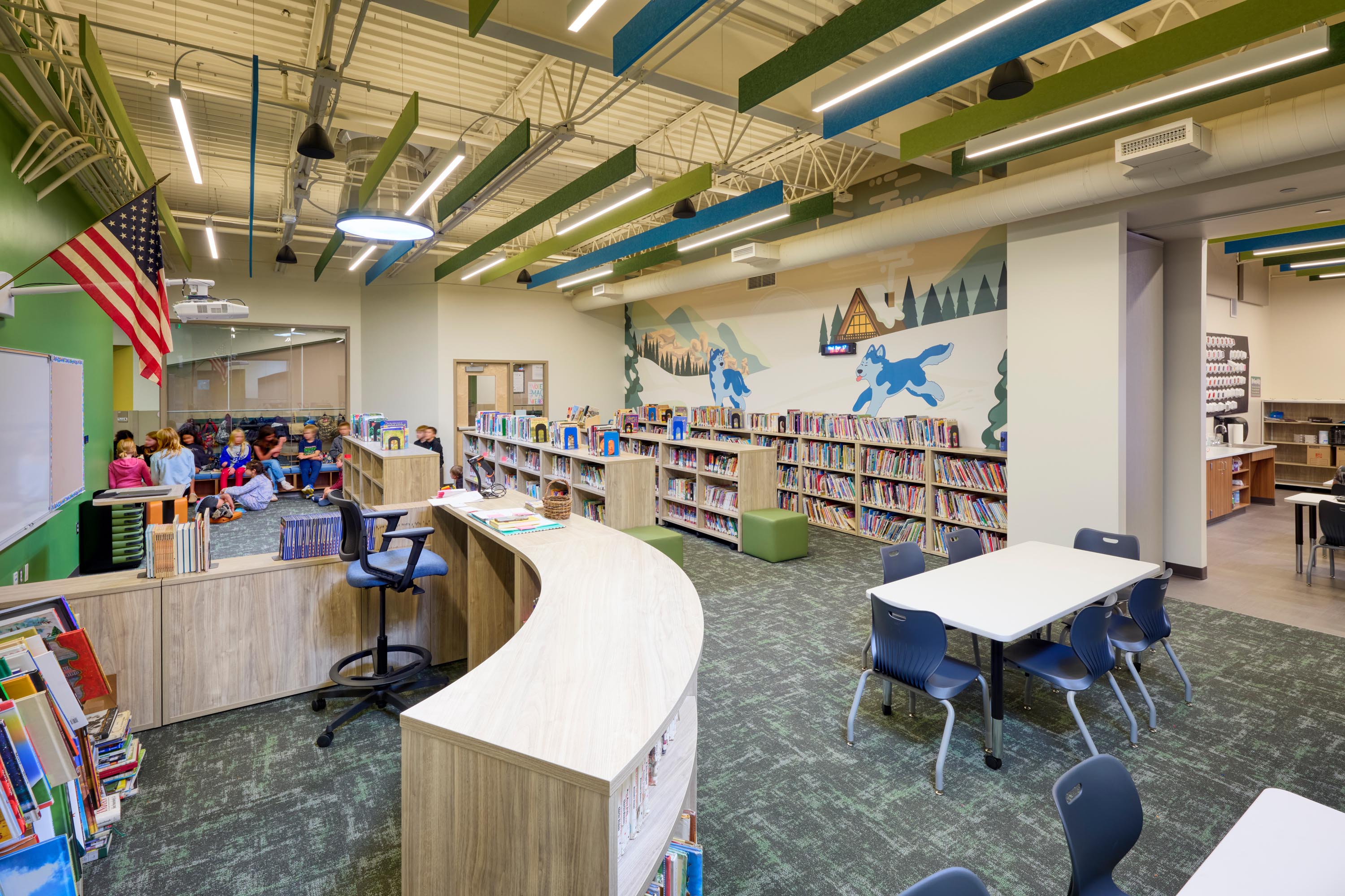 platte canyon es interior photo media center 1 3Kx2K