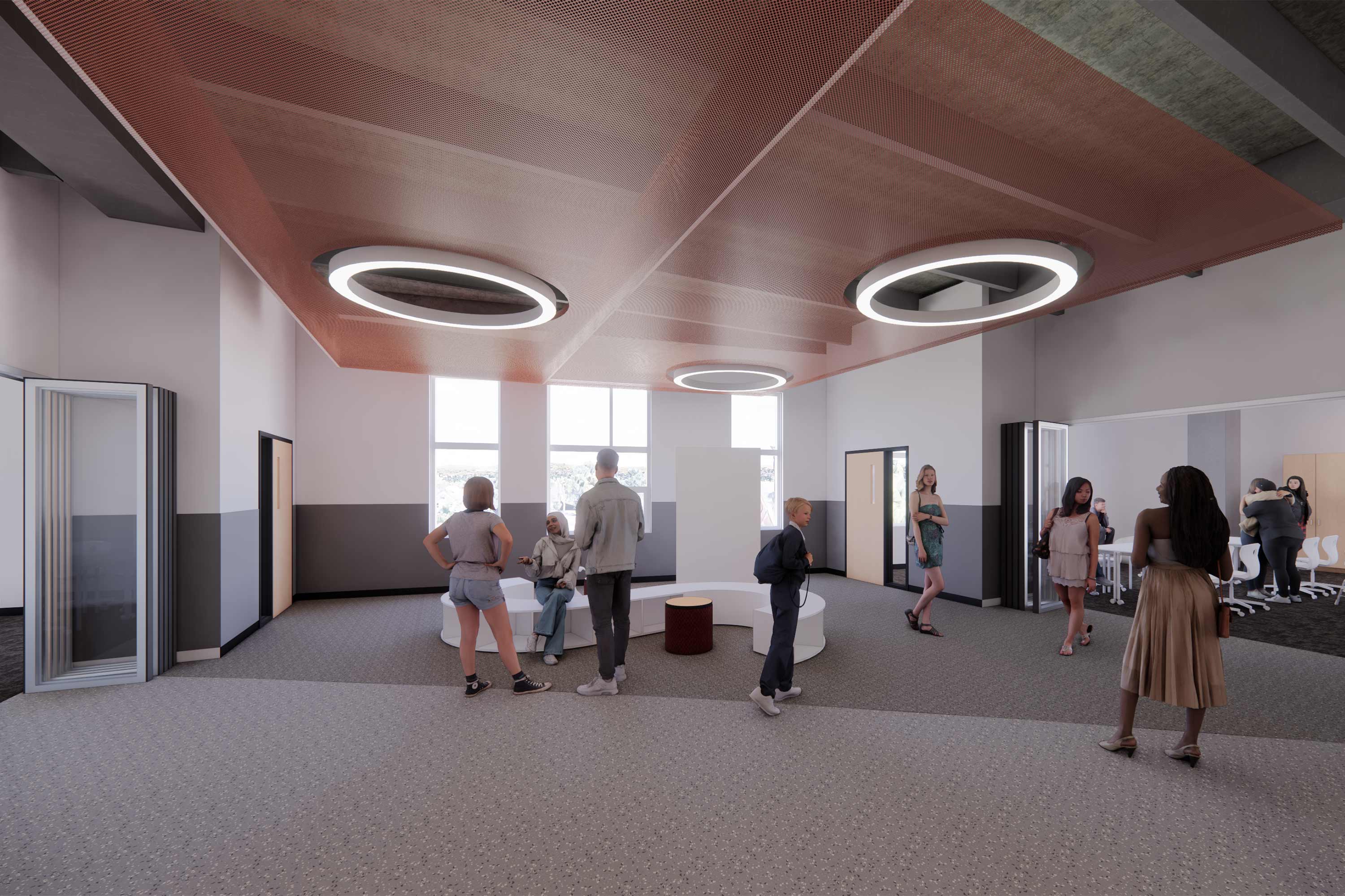 palmer high school rendering collab space