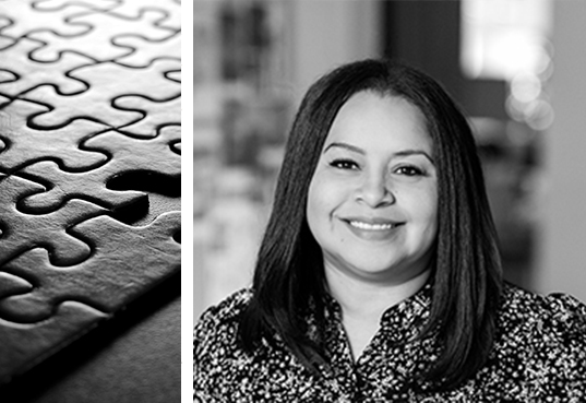 Puzzel and image of Vivian Ceballos